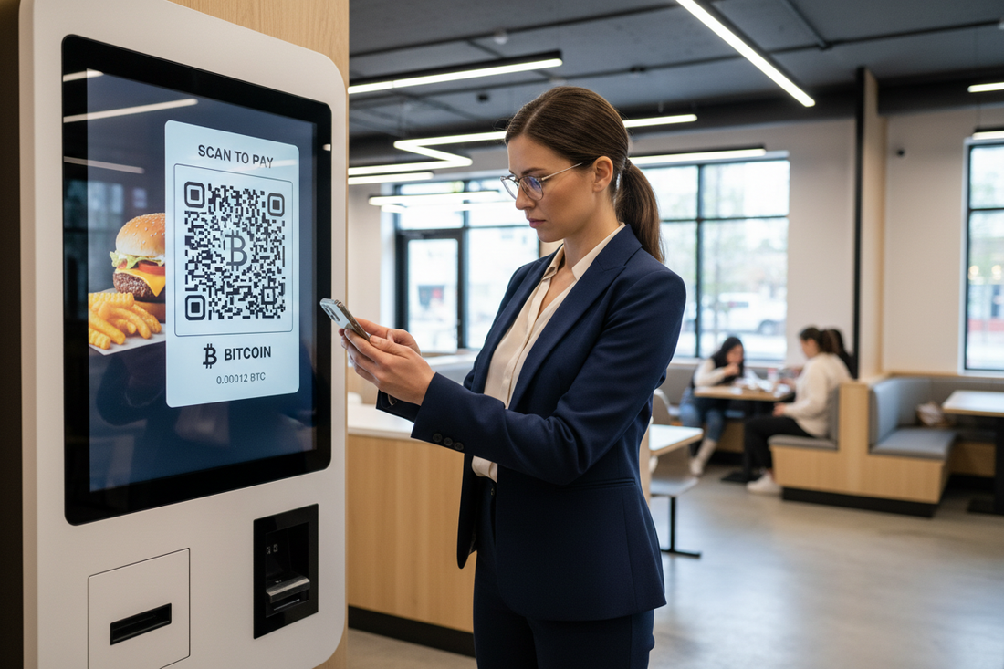 With your BTC, yes, you can easily, quickly, efficiently buy a Hamburger